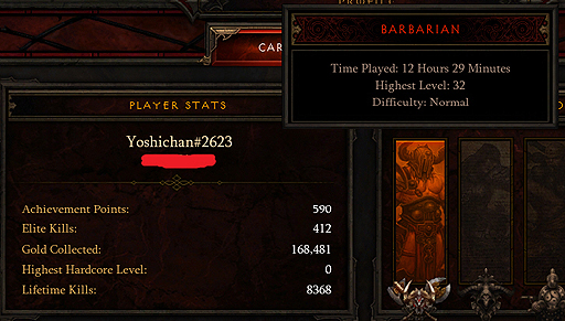 ���������꡼ No.003�Υ���ͥ������ / �ȡ�����12����29ʬ����®�ǡ�Diablo III�פ�Normal�⡼�ɤ򥯥ꥢ�����Ȼפ���ǡ���������