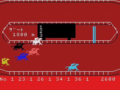 画像ギャラリー No.008のサムネイル画像 / 名作競馬ゲーム「MSXダービー(MSX版)」プロジェクトEGGで配信開始。3000円の資金を使って7レースの予想に挑戦