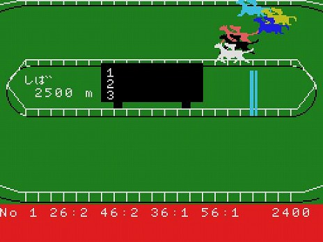 画像ギャラリー No.009のサムネイル画像 / 名作競馬ゲーム「MSXダービー(MSX版)」プロジェクトEGGで配信開始。3000円の資金を使って7レースの予想に挑戦