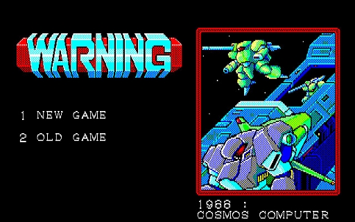 画像ギャラリー No.001のサムネイル画像 / 貿易商人がテーマの一風変わったSFシミュレーションRPG。「ウォーニング(PC-9801)」,プロジェクトEGGで配信開始