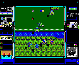 画像ギャラリー No.005のサムネイル画像 / 「トップルジップ(MSX2版)」,プロジェクトEGGで配信開始。武器や体当たりでライバルを蹴散らしながらステージを駆け抜けろ