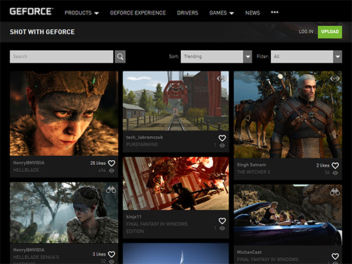 ���������꡼ No.008�Υ���ͥ������ / ��GDC 2018�ϡ�GeForce Experience�פ˥ϥ��饤��ư��Υ��˥᡼�����GIF������ǽ���ä�롣��Ansel��������������Ȥؤ���Ƥ��ǽ��