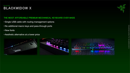 RazerʹޡܡɿǥBlackWidow Xסꥸʥ륭åϡ2ɤ