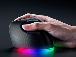 画像ギャラリー No.005のサムネイル画像 / 話題のRazer製縦型ワイヤレスマウス「Pro Click V2 Vertical」が国内発売決定! 予約受付もスタート