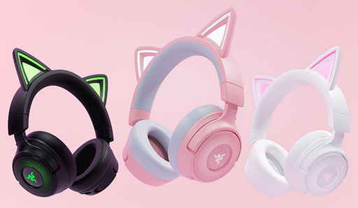 ���������꡼ No.002�Υ���ͥ������ / ǭ�����ԥ��ԥ�����Razer�Υ磻��쥹�إåɥ��åȡ�Kraken Kitty V3 Pro�פ�9��5��ȯ��