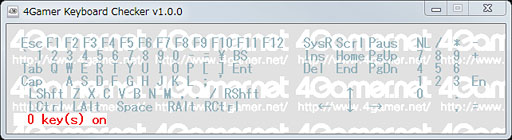 #006Υͥ/4Gamer Keyboard Checker׸ܡɤΥ륪СƱбåƤߤ褦 