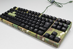 画像ギャラリー No.004のサムネイル画像 / FILCOの「Majestouch 2 Camouflage」から,茶軸・テンキーレス・日本語配列キーボードを試す。このシリーズはメカニカルの決定版だ