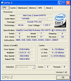 FSB 1600MHz¸Core 2 Extreme QX9770/3.20GHzץӥ塼Ǻ