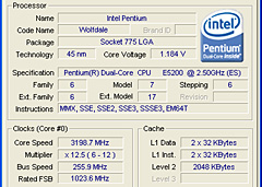 145nmǥ奢륳CPUCore 2 Duo E7300סPentium Dual-Core E5200ץӥ塼Ǻ