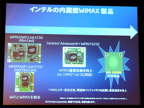 ���������꡼ No.005�Υ���ͥ������ / ����ƥ롤��ǥ�������������򳫺Ť���WiMAX�ؤμ���Ȥߤ򥢥ԡ��롣�����WiMAX����ڤ��ʤ����硹Ū�ʥ����ڡ����»ܤ�ȯɽ