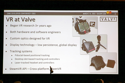  No.004Υͥ / GDC 2015ϡSteamVRפȤϲ ValveVR󥰵Ѥ