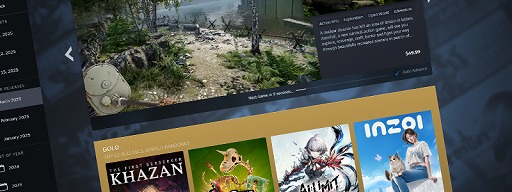 画像ギャラリー No.002のサムネイル画像 / 「Steam」,月間トップチャートを大幅アップデート。各月で人気を集めた新作50タイトルを確認しやすく。2004年までの過去データも公開