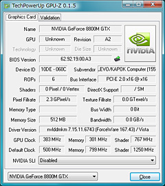 NEXTGEAR-NOTE M720WXV1פǡGeForce 8800M GTXפ3Dǽå