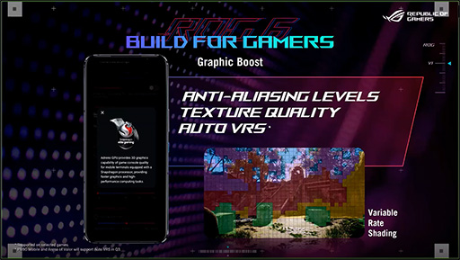 ���������꡼ No.027�Υ���ͥ������ / ASUS�������ޡ��������ޥۡ�ROG Phone 6�פ�ȯɽ�����ѳ��դ������顼�˥ڥ�����ǻҺ��Ѥ������ǽ�������˶���