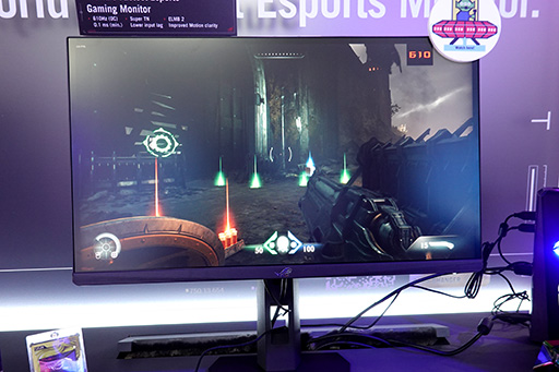 画像ギャラリー No.006のサムネイル画像 / 世界最速610Hz表示のゲーマー向けTN液晶ディスプレイをASUSが披露。24インチ級液晶パネルを選んだ驚きの理由とは?