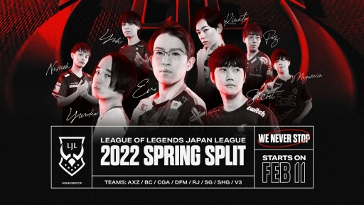 ���������꡼ No.002�Υ���ͥ������ / ��LJL 2022 Spring Split�׽о�8������Υ������������꤬ȯɽ��