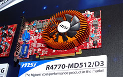 COMPUTEXϤäơHD 4750ɡGDDR3Ȥ߹碌ATI Radeon HD 4770ɤȯ