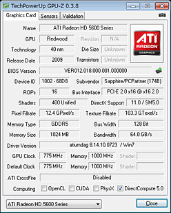 ATI Radeon HD 5670ץӥ塼99ɥDirectX 11бGPU®Τ