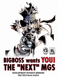 #001Υͥ/BIGBOSS wants YOU THE NEXT MGSɡGDC 2012ǡֿ᥿륮åɡפ˷Ȥ뾮ץοͺ罸»ܤ