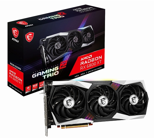 MSIOCΥå夲Radeon RX 6800 XTܥɤȯ