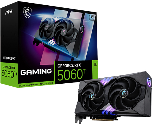 ���������꡼ No.002�Υ���ͥ������ / GeForce RTX 5060 Ti����ܤ���MSI������ե��å��������ɤ�����ȯ��