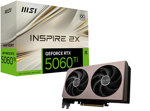 ���������꡼ No.004�Υ���ͥ������ / GeForce RTX 5060 Ti����ܤ���MSI������ե��å��������ɤ�����ȯ��