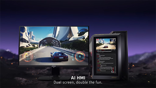 画像ギャラリー No.007のサムネイル画像 / ノートPC並みの13.3型ディスプレイを備えたゲーマー向けデスクトップPCがMSIから登場