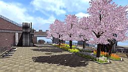 画像ギャラリー No.007のサムネイル画像 / 「メビウスオンライン」に春到来。桜が咲くロビーや新衣装「袴」などが登場