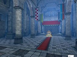 画像ギャラリー No.009のサムネイル画像 / 「メビウスオンライン」に春到来。桜が咲くロビーや新衣装「袴」などが登場