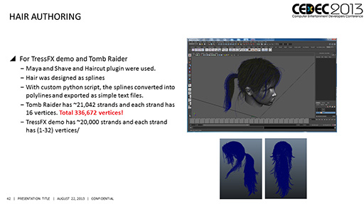 CEDEC 2013Ϥ餵إ¸̩餫ˡTOMB RAIDERPCǤȱ󥰵ѡTressFX HairפϤƼ¸줿