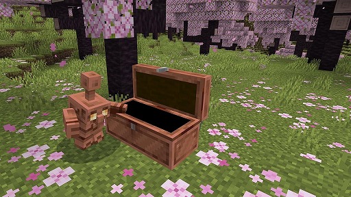 画像ギャラリー No.004のサムネイル画像 / 「Minecraft」銅ゴーレムや銅のチェストを追加する大型アップデート「銅の時代」を実装。最大3つのアイテムを配置できる棚ブロックも登場
