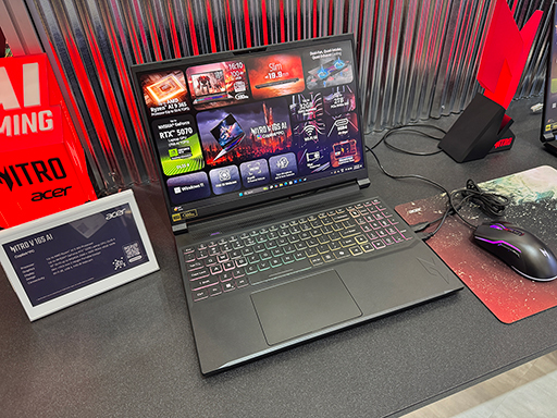 画像ギャラリー No.006のサムネイル画像 / 冷却機構にグラフェンを採用した14.5型ゲーマー向けノートPCをAcerが披露