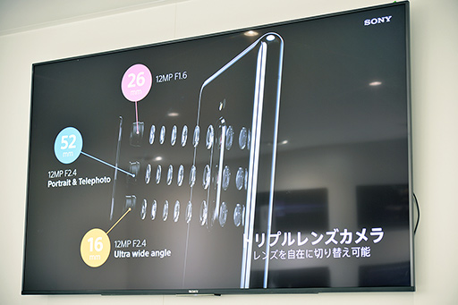 画像ギャラリー No.016のサムネイル画像 / アスペクト比9:21の新型スマホ「Xperia 1」ハンズオン。ソニーの映像技術が詰め込んだ有機ELパネルとゲーマー向け機能に注目