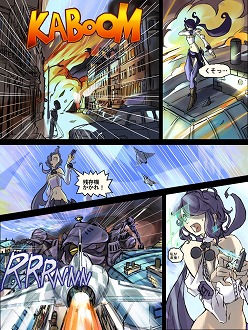 画像ギャラリー No.002のサムネイル画像 / コミックを読みつつゲームするアプリ「Imaginary Range」のAndroid版が配信