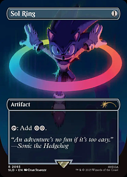 画像ギャラリー No.016のサムネイル画像 / 「マジック:ザ・ギャザリング」に「ソニック」が登場。Secret Lair「The Sonic Superdrop」を7月15日に発売