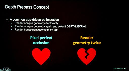 画像ギャラリー No.019のサムネイル画像 / スマホ向けゲームのグラフィックスを改善する「Tile Based Rendering」での新テクニックとは? ArmのGPUアーキテクトが語る