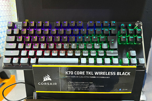 ȯ䤵줿ФΥԥɥбο10쥹ܡɡK70 PRO TKLפCorsair֡ǥåTGS2024