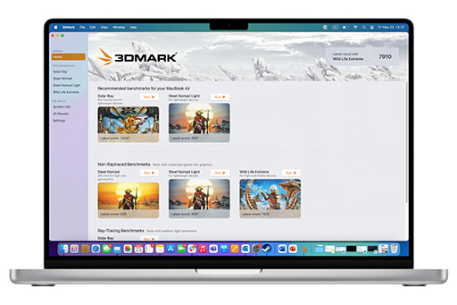 画像ギャラリー No.002のサムネイル画像 / macOSネイティブ版の「3DMark for macOS」が登場。WindowsやAndroidを横断してスコアを比較できる
