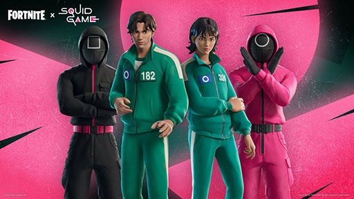 画像ギャラリー No.005のサムネイル画像 / 「フォートナイト」,ドラマ「イカゲーム」とのコラボイベントを開催中。新マップ「イカグラウンド」では,「だるまさんがころんだ」に挑戦できる