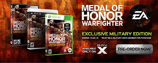 EAꥫطԸǡMedal of Honor: Warfighter: Military Editionפȯɽ