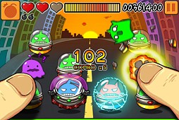 ���������꡼ No.002�Υ���ͥ������ / iOS�ǥ��å���������󥲡����Alien Rush�פ��ۿ��������ꥢ������Ƿ���