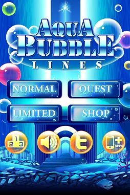 եˢ¤٤ƾäƤѥ륲Aqua Bubble Linesפо