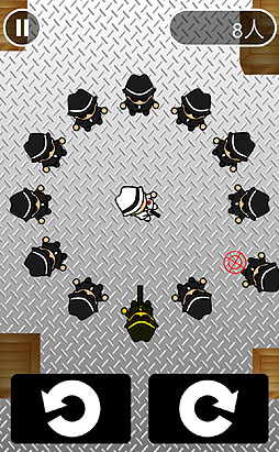 画像ギャラリー No.005のサムネイル画像 / やられる前にやれ! スマートフォン向けシンプルゲーム「マフィアに囲まれて」を紹介する「(ほぼ)日刊スマホゲーム通信」第186回
