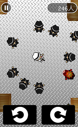 画像ギャラリー No.008のサムネイル画像 / やられる前にやれ! スマートフォン向けシンプルゲーム「マフィアに囲まれて」を紹介する「(ほぼ)日刊スマホゲーム通信」第186回