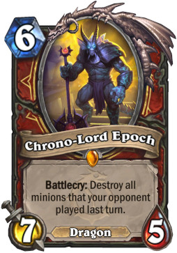 画像ギャラリー No.001のサムネイル画像 / 「ハースストーン」,次期拡張版「タイムウェイの旅人たち」のウォリアー用レジェンドミニオン「時空王エポック」を4Gamer独占公開