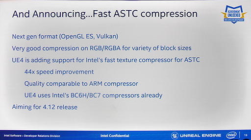 GDC 2016ϡUnreal Engine 4פ緿եåǽư२󥸥ؤκŬ˸IntelμȤߤȤ