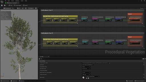 画像ギャラリー No.002のサムネイル画像 / 「Unreal Engine 5.7」,正式リリース。高密度な植生を再現した大規模なオープンワールドの構築機能など,多数アップデート