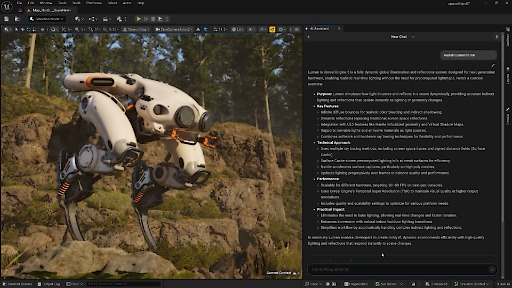 画像ギャラリー No.008のサムネイル画像 / 「Unreal Engine 5.7」,正式リリース。高密度な植生を再現した大規模なオープンワールドの構築機能など,多数アップデート