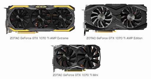 ���������꡼ No.002�Υ���ͥ������ / ZOTAC��GTX 1070 Ti������3���ʤ�11��2���˹���ȯ��