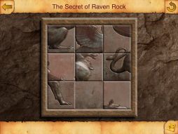 画像集#003のサムネイル/iOS向け謎解きADV「レイブンロックの秘密」,本日配信開始。カメラやジャイロ機能を使って住人が消えた謎に迫ろう